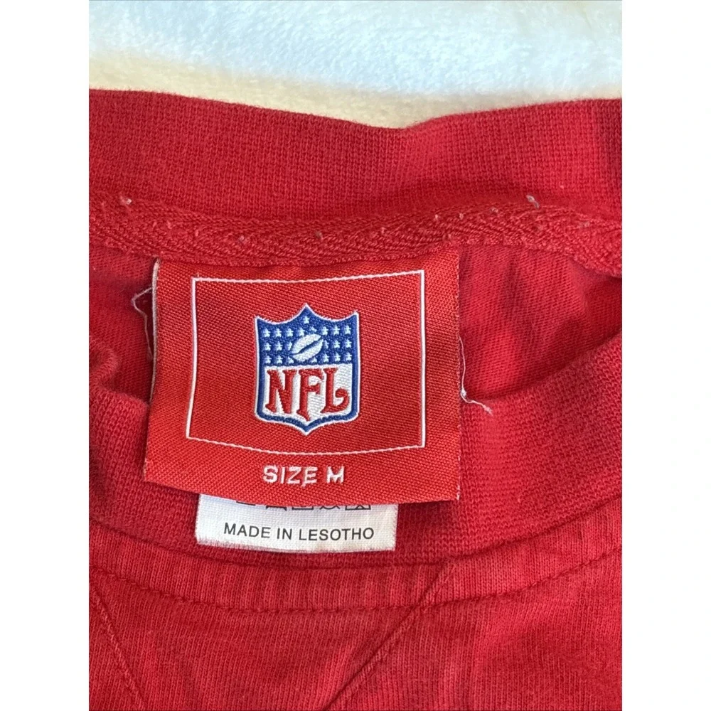 Kansas City Chiefs Shirt Mens M White NFL Football Long Sleeve Team Apparel Vtg